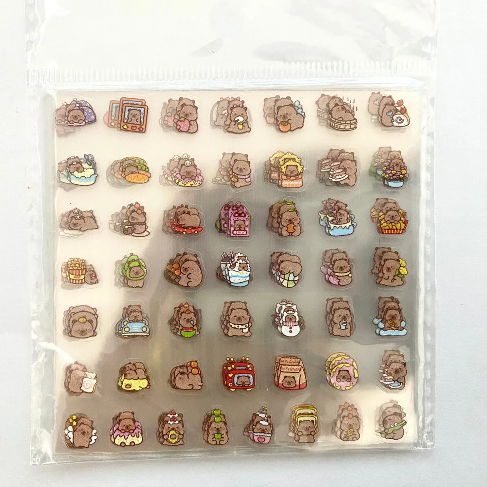 10 قطع من ملصقات الرسوم المتحركة اللطيفة على شكل دب - مثالية للمجلة والديكور DIY لتسجيل متجر YourLife #3