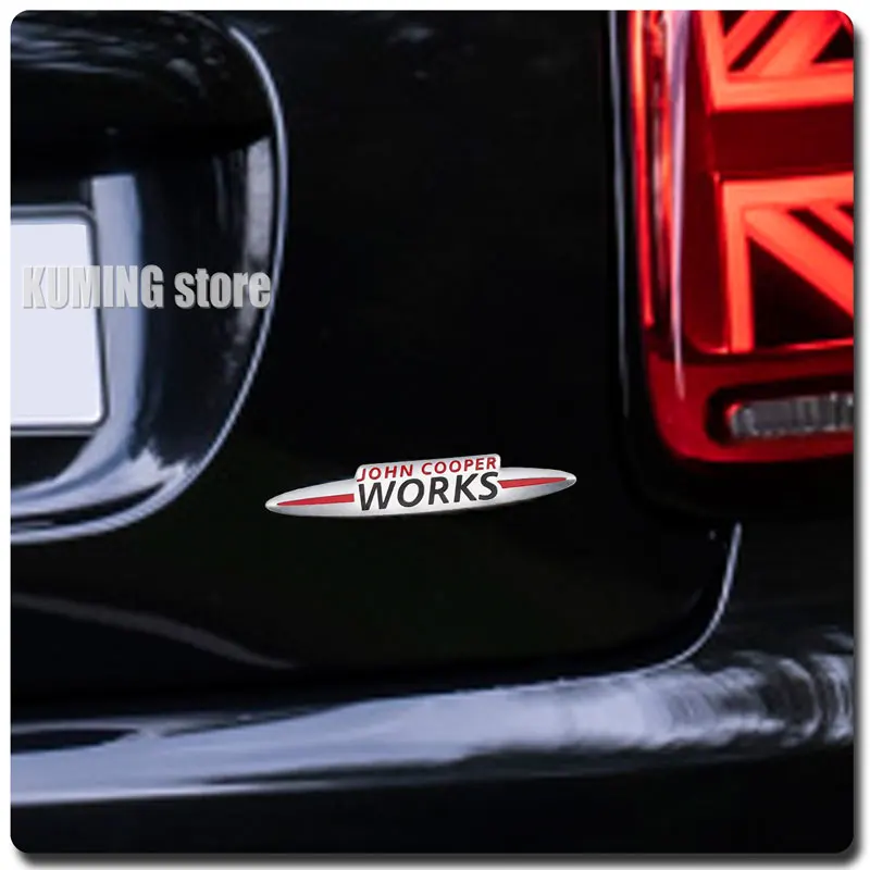 For Mini Cooper JCW Clubman Countryman R55 R56 R57 R58 R59 R60 R61 F56 F55 Metal Stickers Car Interior And Exterior Decor Badge