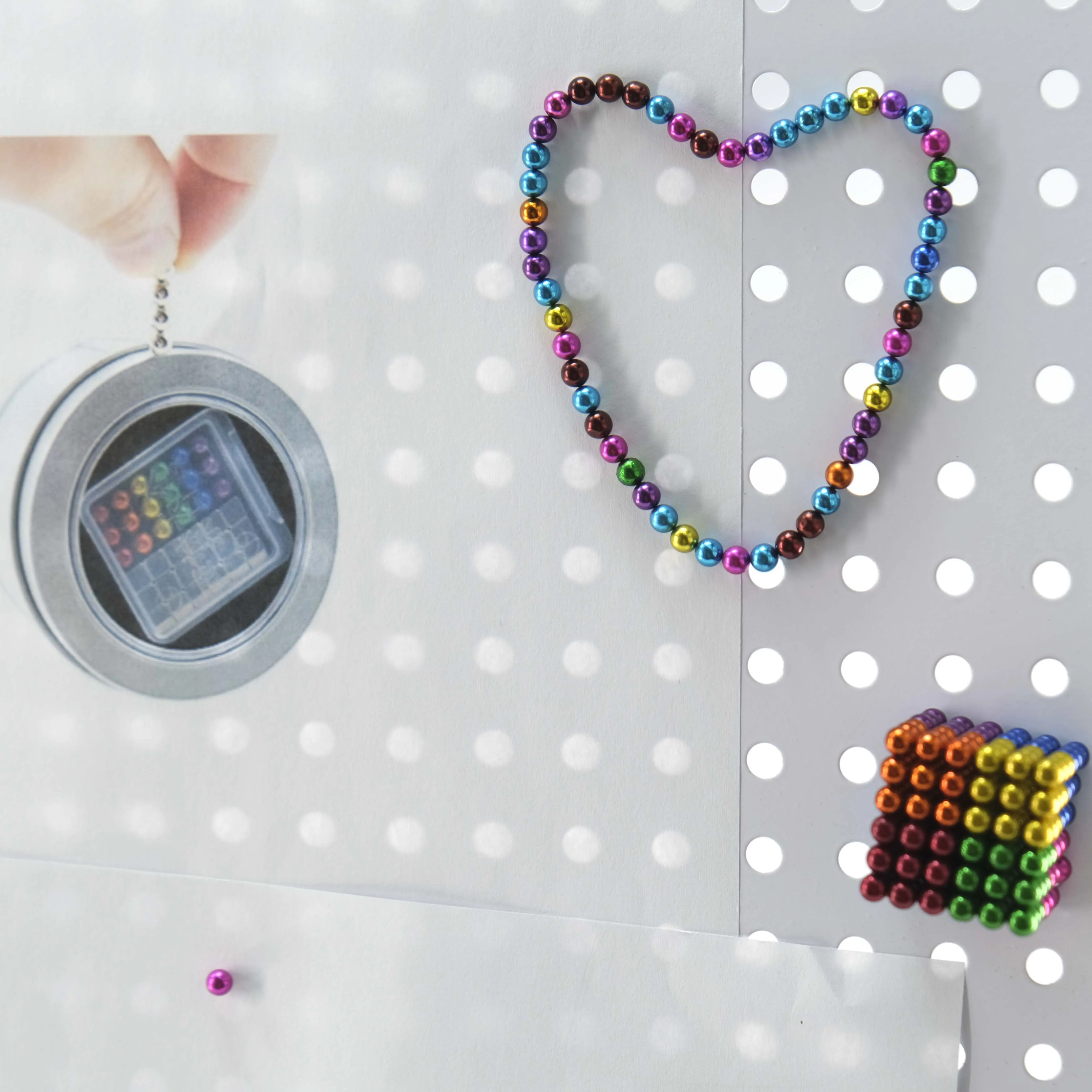 5 مللي متر الملونة جولة المغناطيس الكرة الخرز قوي المغناطيسي دفع دبوس مثالية للثلاجة المغناطيسي التصحيح المنزل مكتب خريطة صور ديكور ذاتي الصنع #4