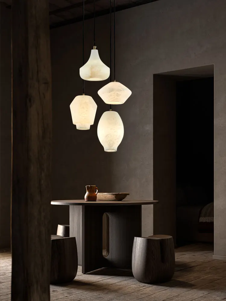 Natural Marble Series LED 2026 Chandelier Lighting Hanging Light Suspension Luminaire Lampen For Dinning Room Kitchen Island