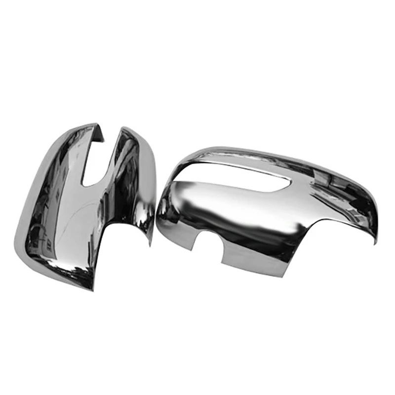 1Pair Car Rearview Mirror Cover Trim For Luxgen 7 SUV U7 2011-2017 Side Wing Mirror Chrome Decorative Protective Caps