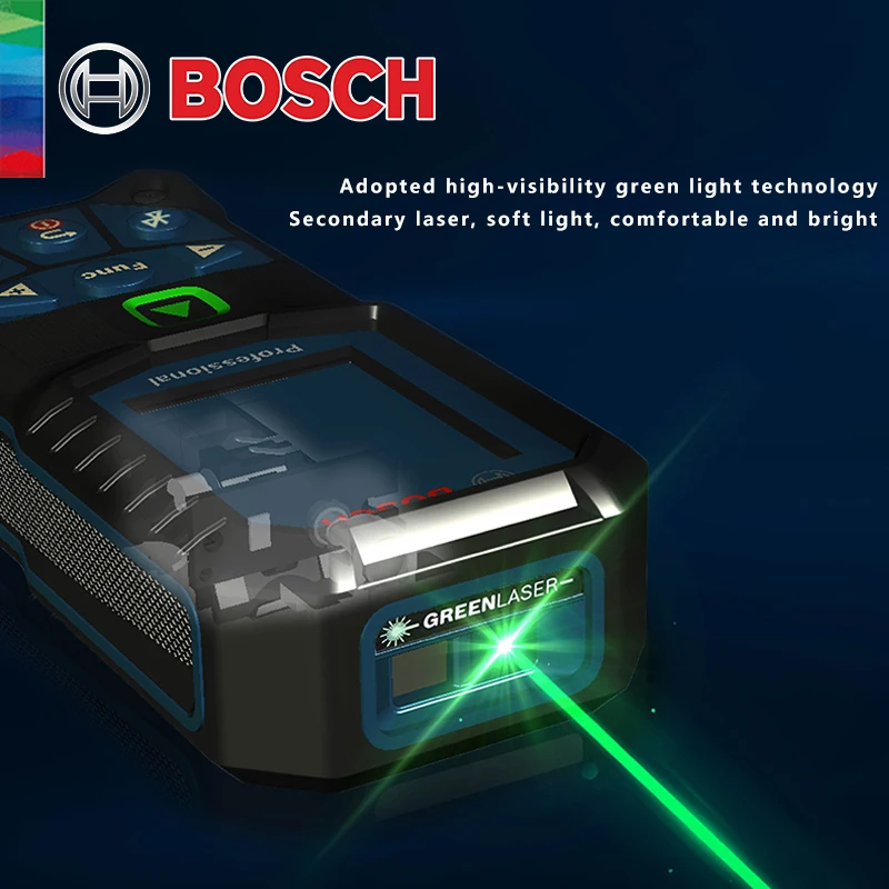 Bosch GLM 50-27 CG Green Beam Laser Meter, Compact & Shockpr
