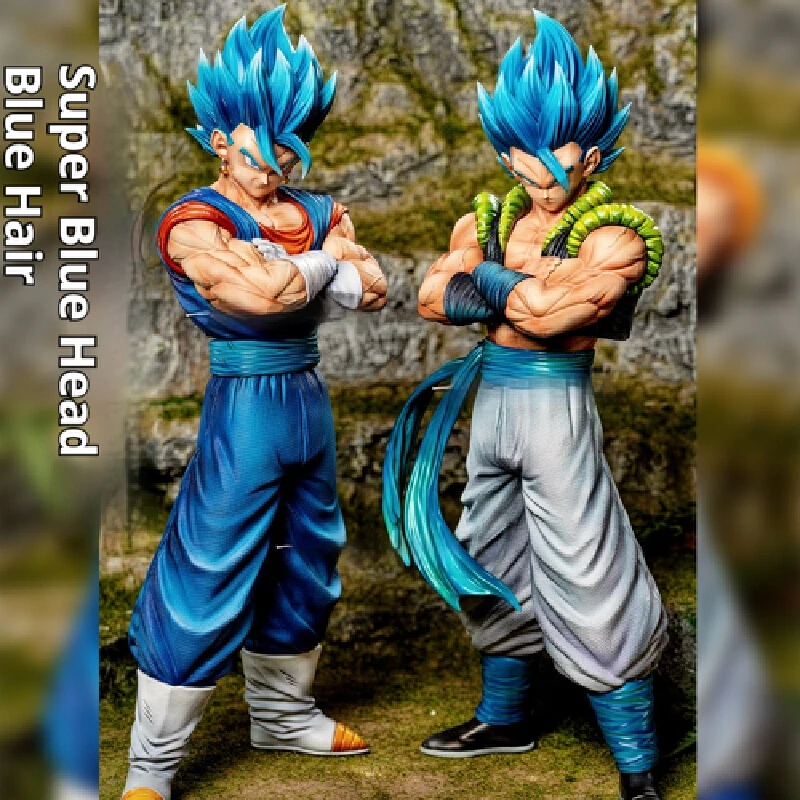 

Anime Merchandise Dragon Ball Twin Kings Statue Beijit Wujita Sun Wukong Handmade Ornament Statue Model Collection Ornament Toy