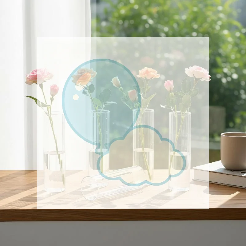 Clear Straight Plastic Vase, Tabletop Centerpiece For Fresh Flowers, Hydroponic Plants, And Florist Shop Floral Display