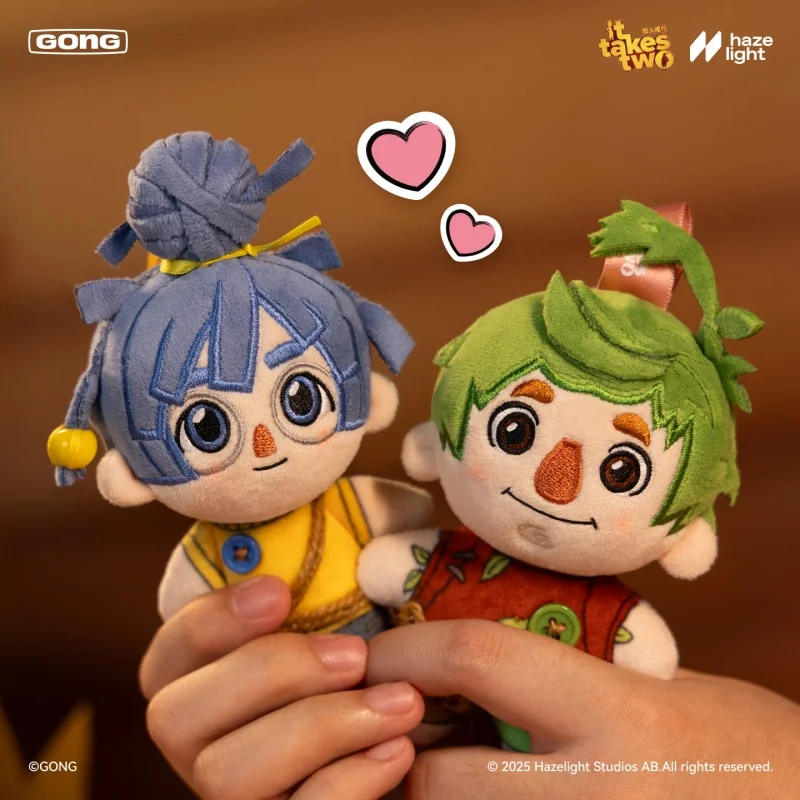 New Genuine It Takes Two Aco-Of Adventure Series 10cm Plush Doll Cute Cody May Game Figures Bag Pendant Ornament Birthday Gift