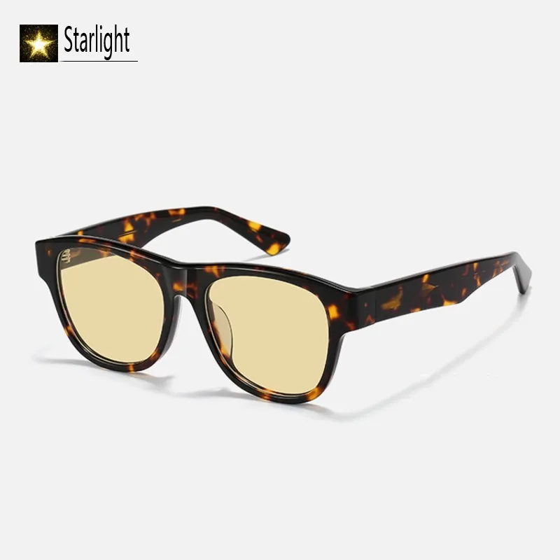 

Новые толстые ацетатные солнцезащитные очки в большой оправе, женские очки «кошачий глаз», женские модные очки в виде черепахи, мужские очки UV400 для путешествий, 147 мм