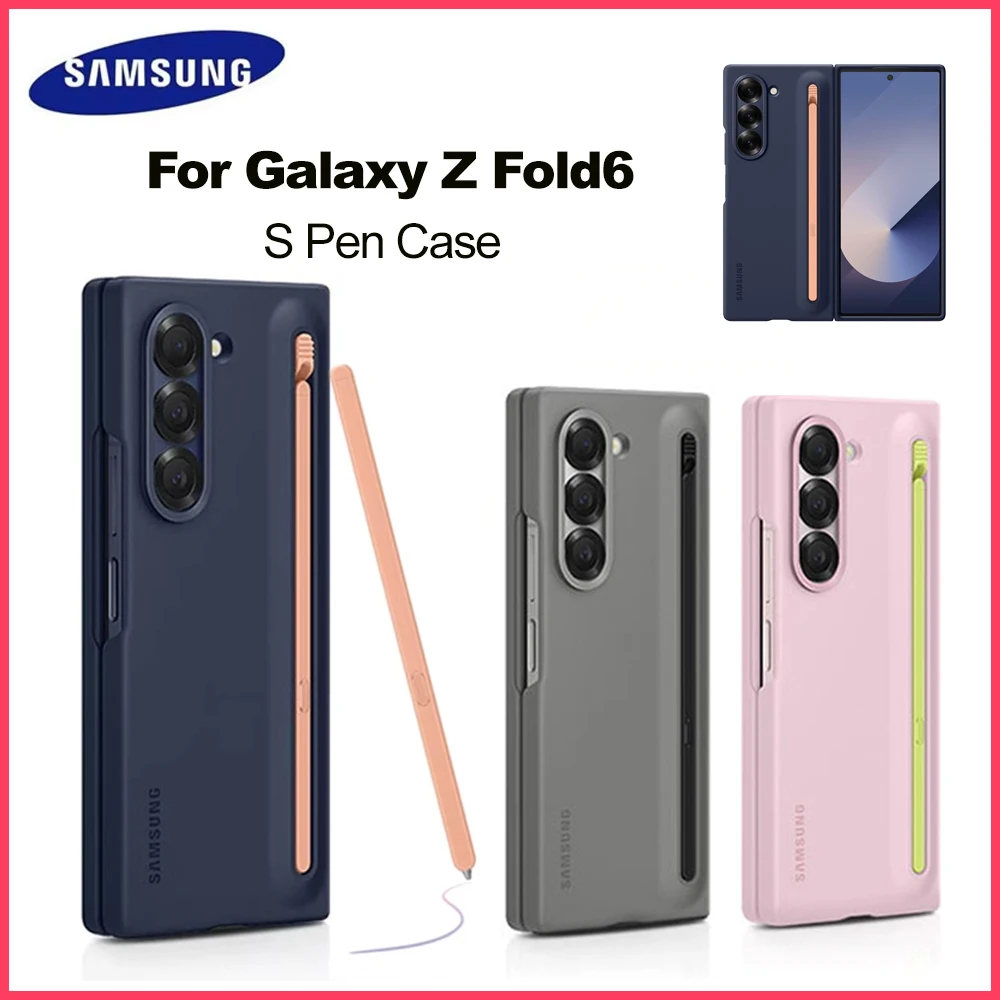 

Original Samsung Galaxy Z Fold 6 Foldable Case Including S Pen for Galaxy Z Fold6 S Pen Protector Case Shockproof EF-OF95P