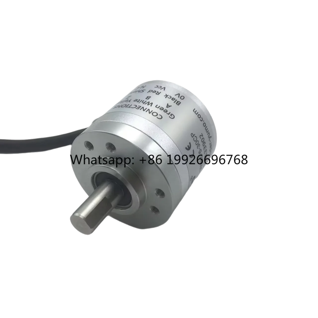WISC3808-001G-360BZ-5-30CP Waterproof Encoder, OD:38mm, Shaft:8mm, Cable Lead Out at Side