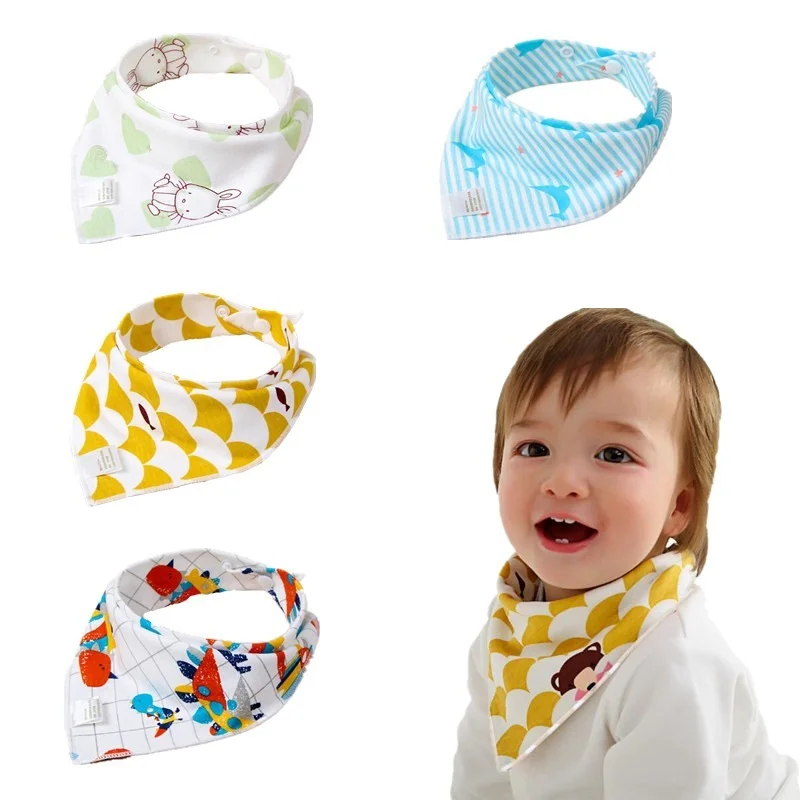 

Newborn Baby Bibs Infant Girls Bandana Bibs Toddler Cartoon Neck Scarf for Children Feeding Meal Collar Burp Cloth Accessories