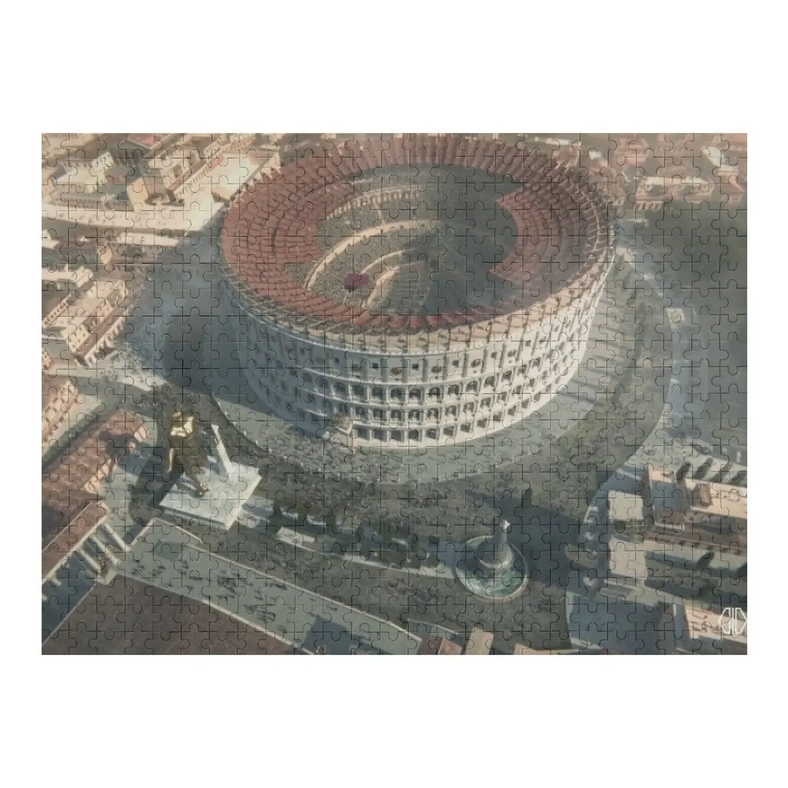 

The Colosseum Jigsaw Puzzle Personalized Name With Personalized Photo Puzzle