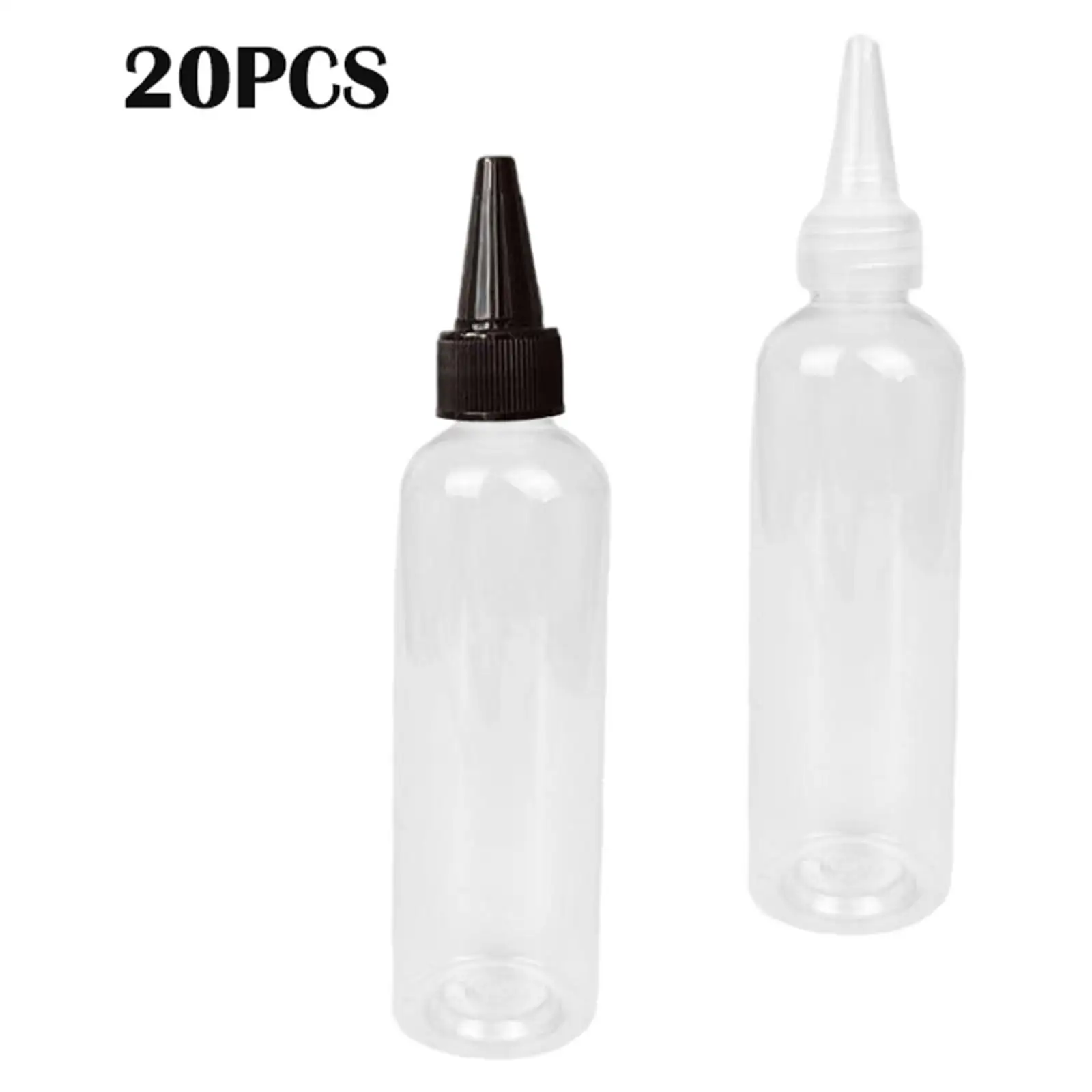 20 Pieces Water Bottles Set 120ml Dispensing No Leakage Applicator for Kunst und Skulpturen