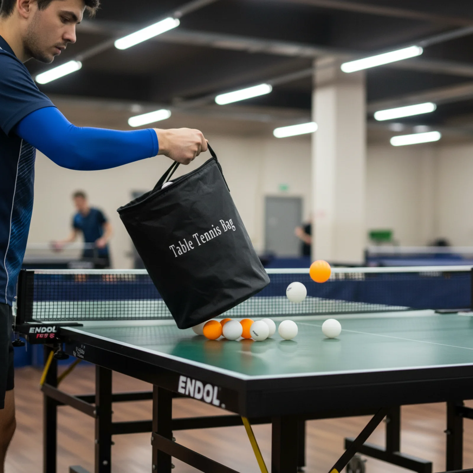 

Professional Table Tennis Ball Storage Bag Thick Oxford Cloth with Handle for Training Clubs and Coaching Use