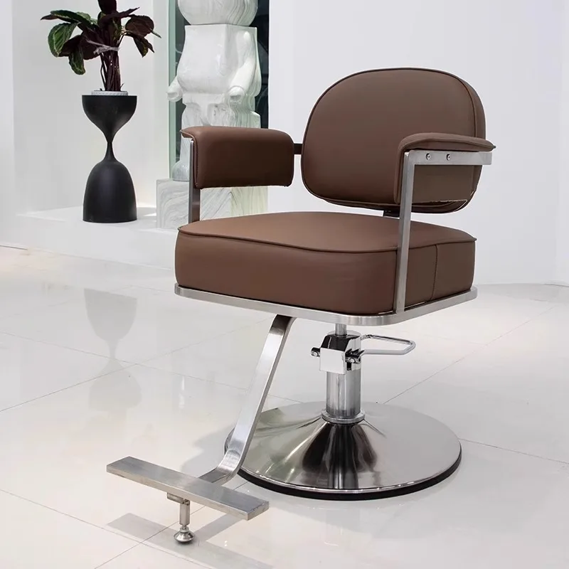 Barbershop Salon Barber Chair Reception Office Barber Chair Tattoo Recliner Cadeira Barbeiro Profissional Commercial Furniture