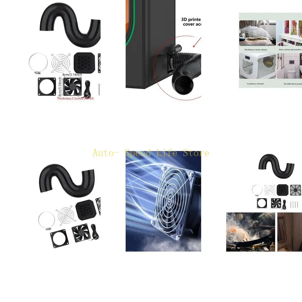 

02DA USB -выхлопной вентилятор для -принтеров -корпусов изоляция.