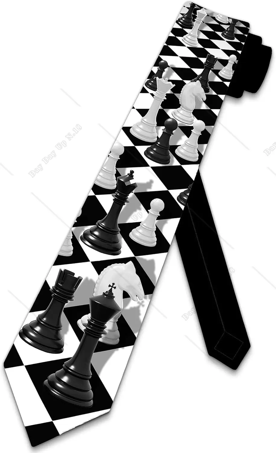 

Chess Ties Mens Game Necktie Theme Ties for Men Sports Holidays Unique Designed and Patterns Soft Comfortable Ties