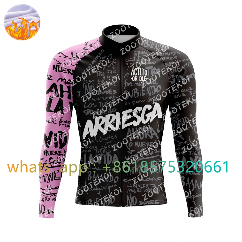 

Actlto Or Dle Winter Thermal Fleece Men's Cycling Jacket Outdoor Mtb Bike Long Sleeve Warm Coat Maillot Ciclismo Bike Clothing