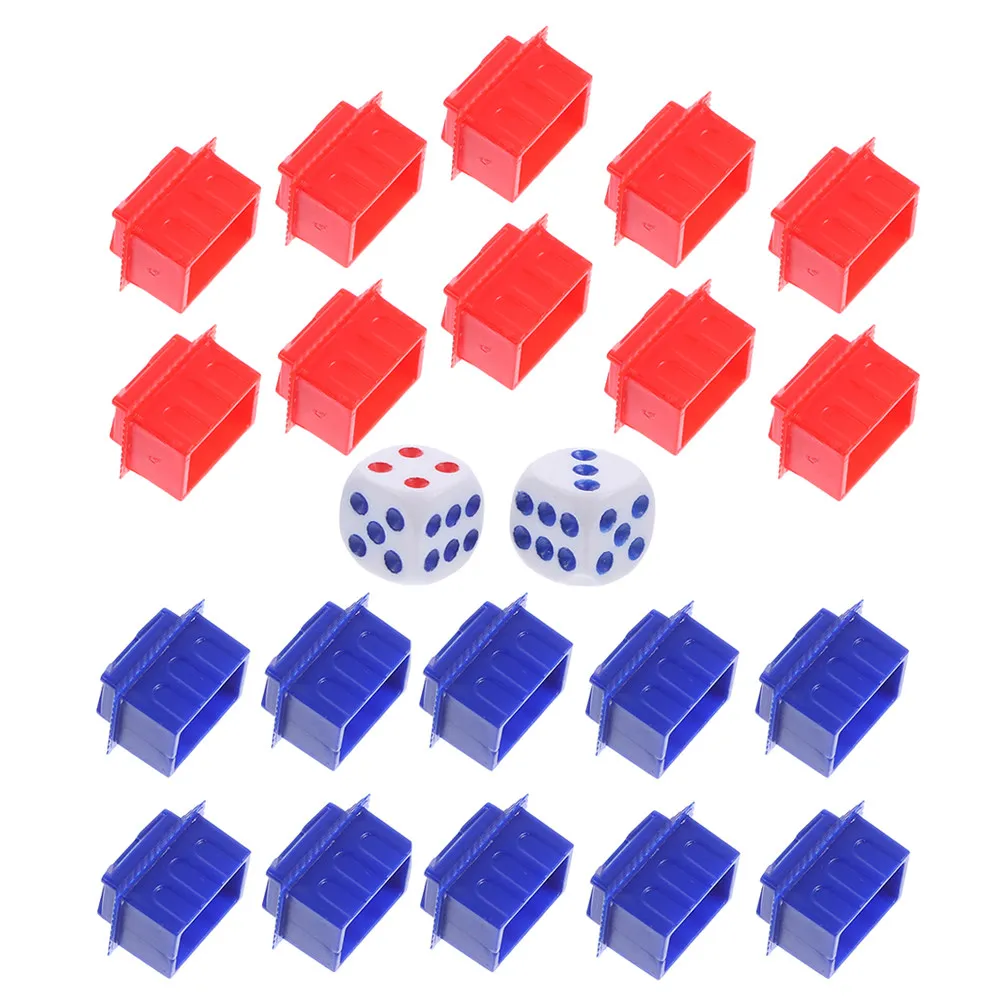 

2 Sets Accessories Shaped Chessmen Replacement Pieces Plastic Hotels Family Fun Chess Game Replacement Accessories Game