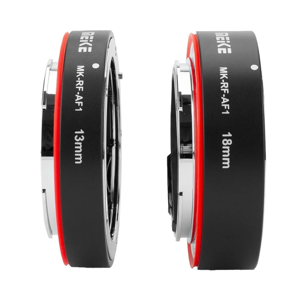 Meike MK-RF-AF1 Metal AF Auto Focus Macro Extension Tube Adapter Ring for Canon RF Mount EOS R10 R7 R6 R5 R RP DSLR Cameras