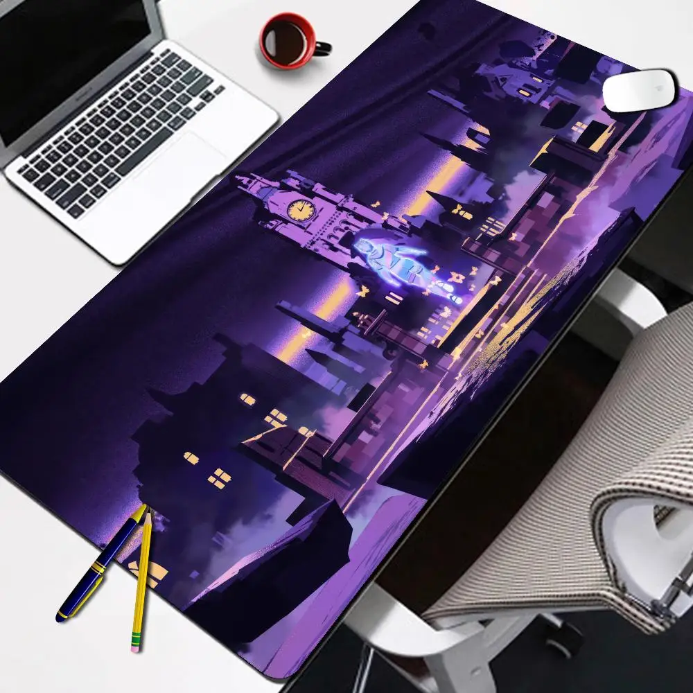 HYBXAXC Mouse Pad  HD Printing Mousepad Clove Valorant Game Mousepad Large Keyboard Mat Gaming Mouse Pad LockEdge Non-slip Mat