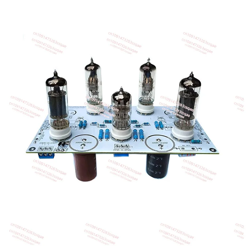 6N2/6N1 6P1 3W * 2 Stereo Fever Bile Amplifier Board with 6E2 Cat's Eye Level Indicator