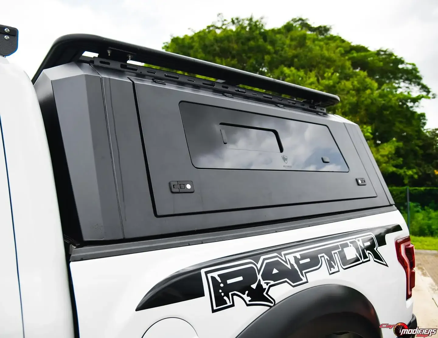 

Ford Ranger Raptor F150 4x4 Offroad Waterproof Steel Pickup Truck Topper Camper Side Steps Hard Top Canopy