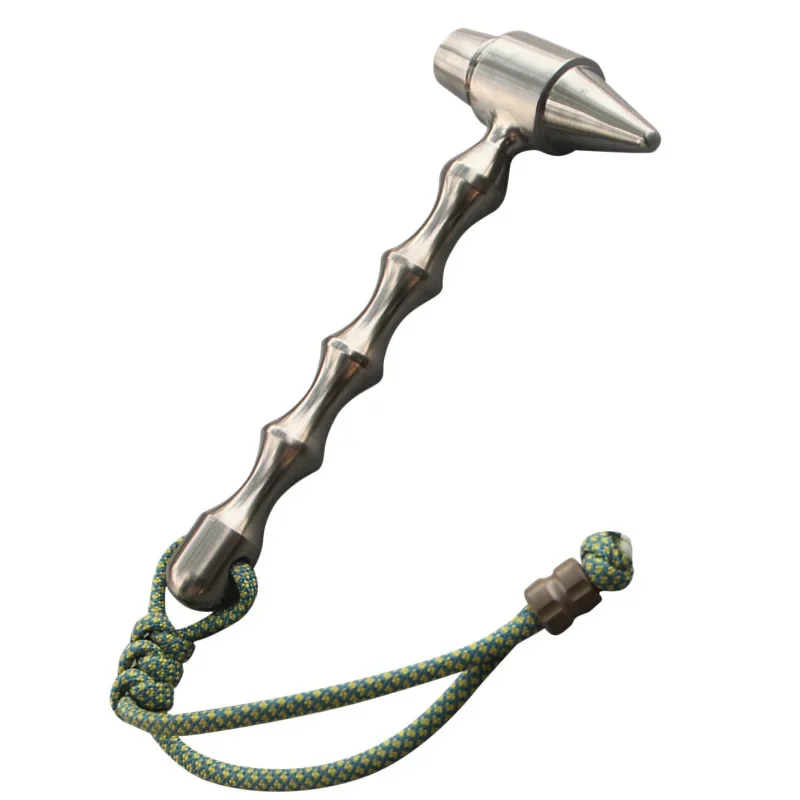 Solid Titanium Alloy Hammer Portable Outdoor EDC Survival Tool Defense Hand Tool