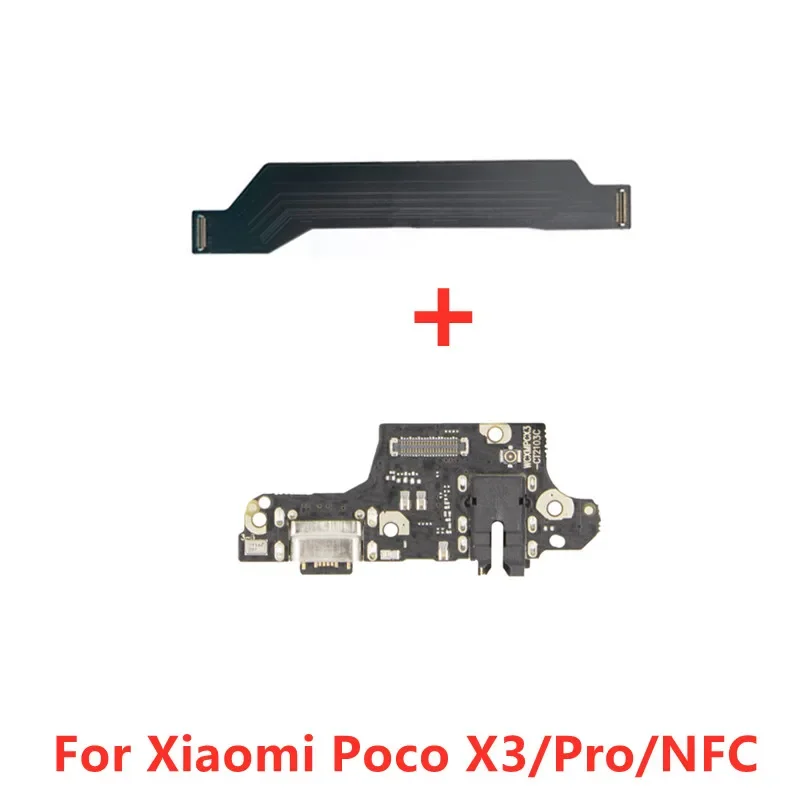 

Mainboard main board flex for Xiaomi Poco X3 NFC Pro USB board charger charging dock port plug connector flex cable