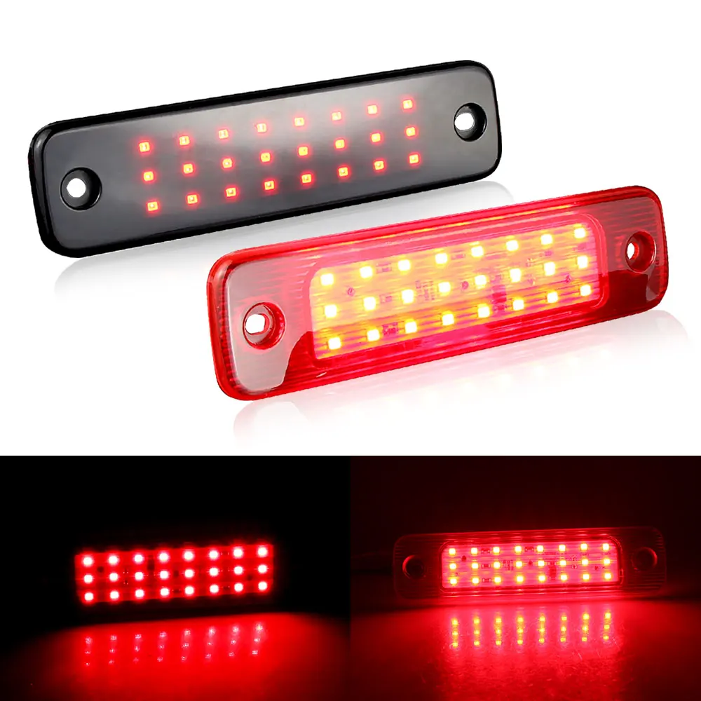 1x Red Lens High-Level Third Brake Stop Light For Ford Transit MK7 Tourneo 2006-2014 1519539 5128002 1418383 Car Brake Lights