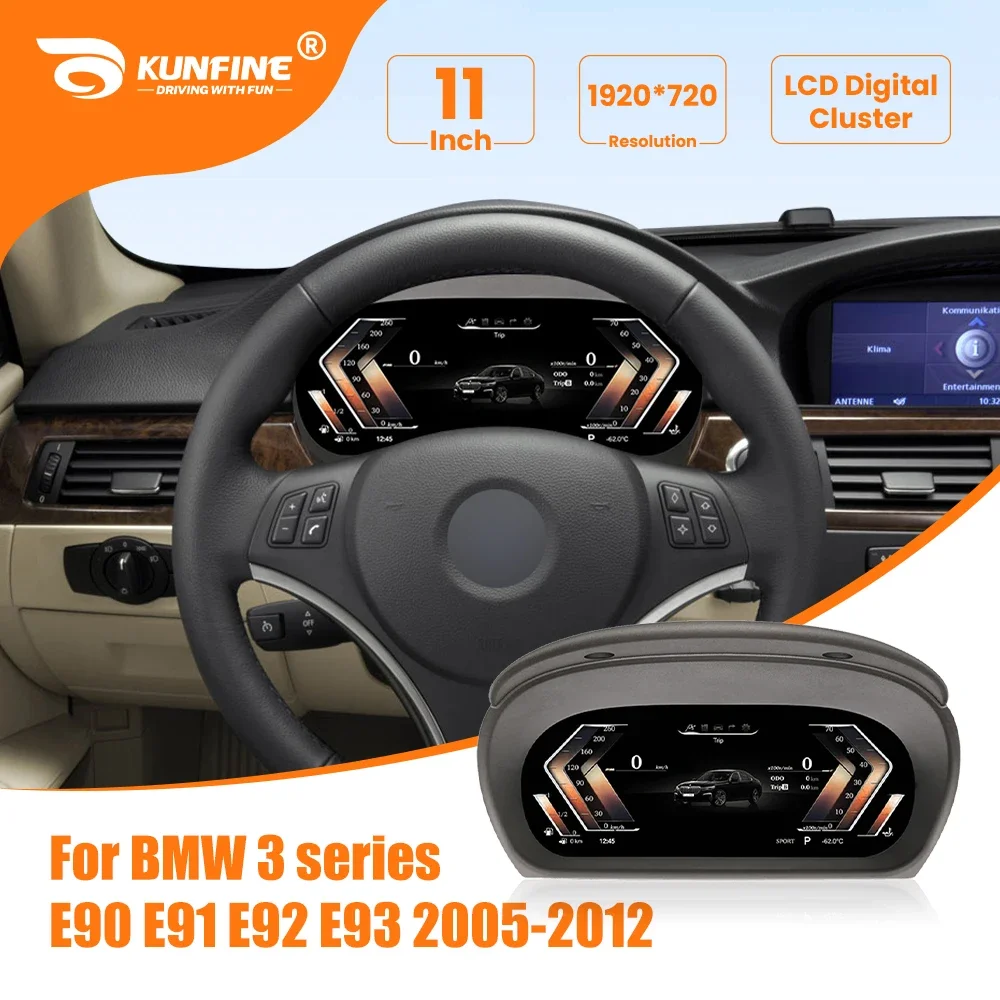 LCD Digital Instrument Cluster For BMW 3 Series E90 E91 E92 E93 2005-2012 Speedometer Virtual Instrument Panel Cockpit Dashboard