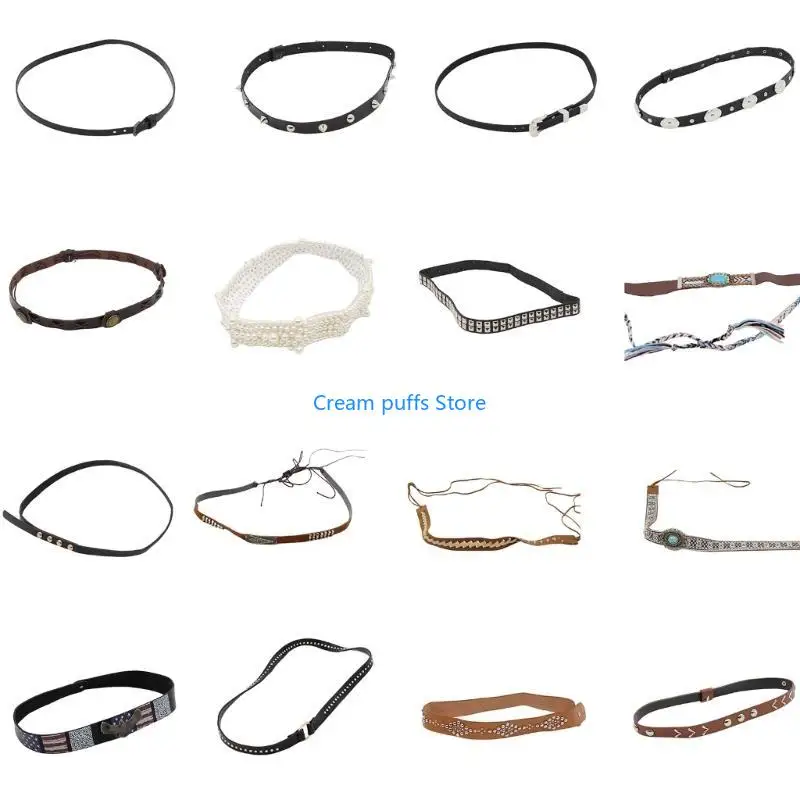 

50LE Cowboy Hat Bands соломенные шляпы кожа