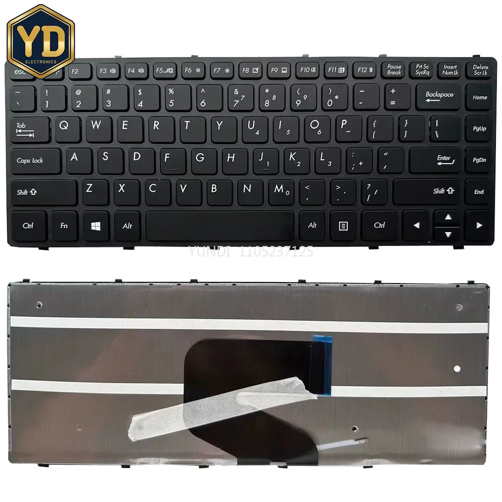 

YD Black Frame S410 Keyboard For GETAC V138418DS1 V00 DT-RO 531087680977 FR-RO 531087680947 GK-RO 531087680969 GR-RO 53108768094
