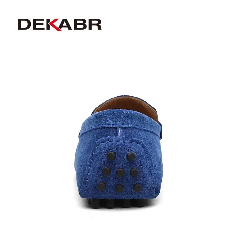 DEKABR New Arrival Men Driving Moccasins Genuine Leather Loafers Casual Fashion Wedding Men Footwear Large Size 38~49