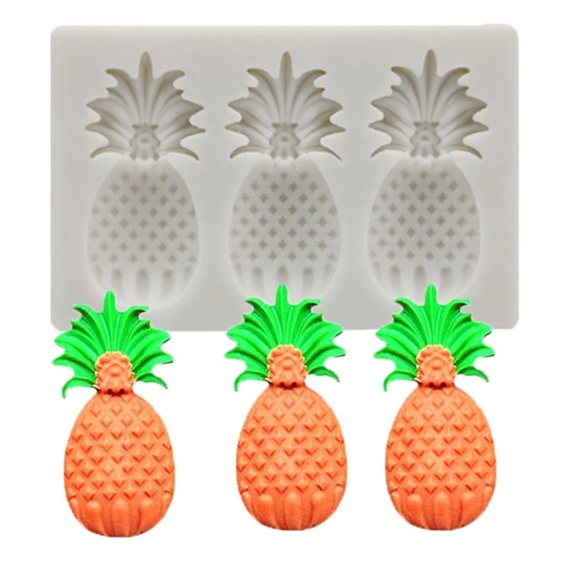 

Fruit Shaped Fondant Molds Strawberry Pineapple Silicone Fondant Molds high quality,Cupcake Topper-Chocolate Candy Baking Mold