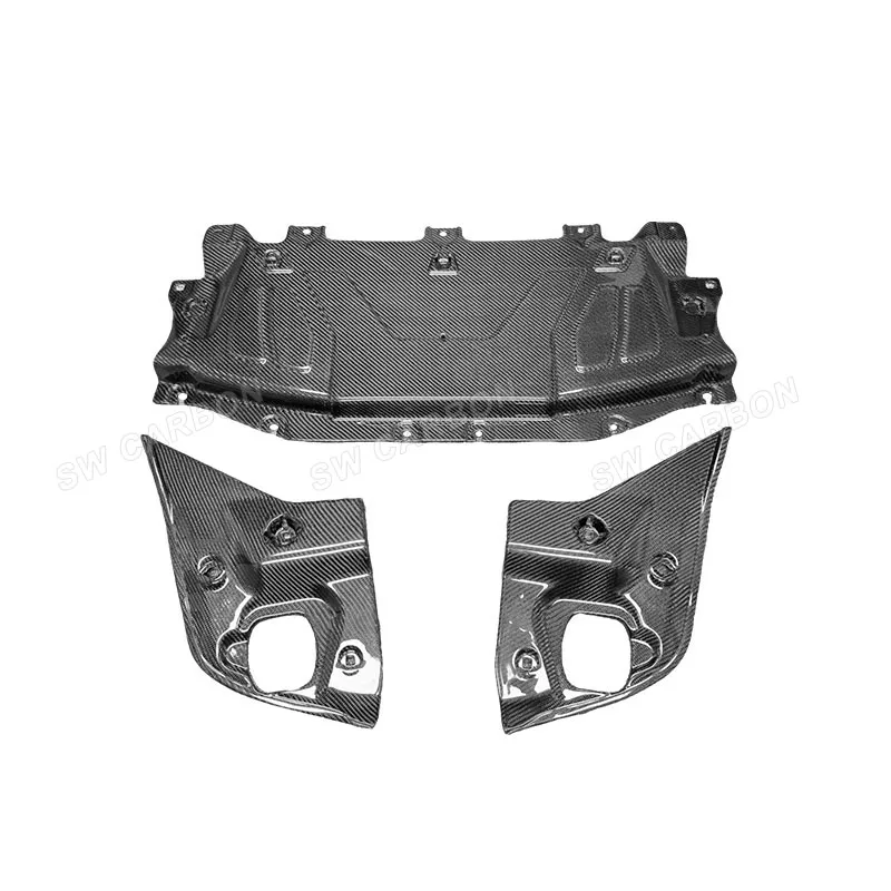 New Carbon Fiber Cooling Panel Radiator Cover Plate for  for Supra MK5 A90 A91 GR Includes Screws Engine Hoods - view 2
