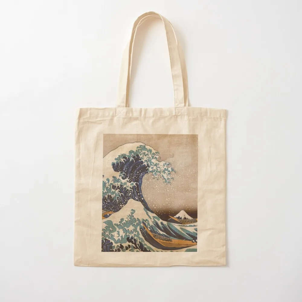 

The Great Wave off Kanagawa Tote Bag Big bag personalized eco folding the Canvas