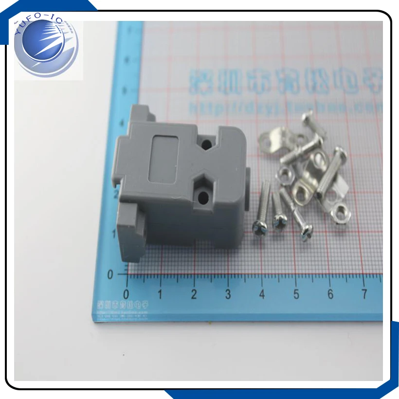 5pcs/lot  DB9  DB15 plastic shell three for rows Connector