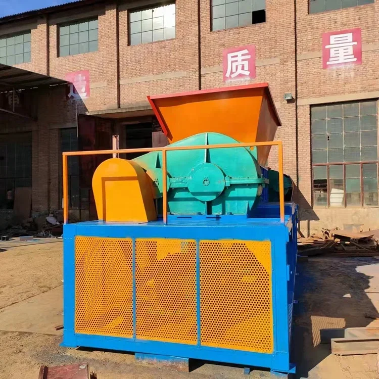 Factory directly sale machine waste plastic crusher metal double shaft shredder on sale