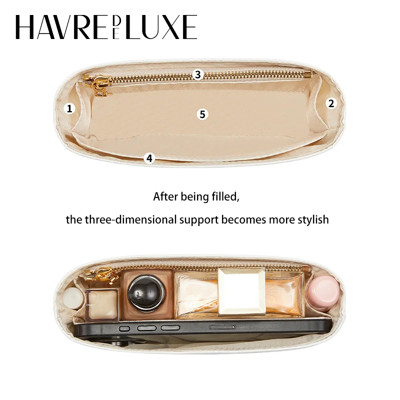 حقيبة منظم إدراج لهدية Epure حقيبة متينة مقاومة للماء تدعم تخزين ملحقات حقيبة التعديل الداخلية #3