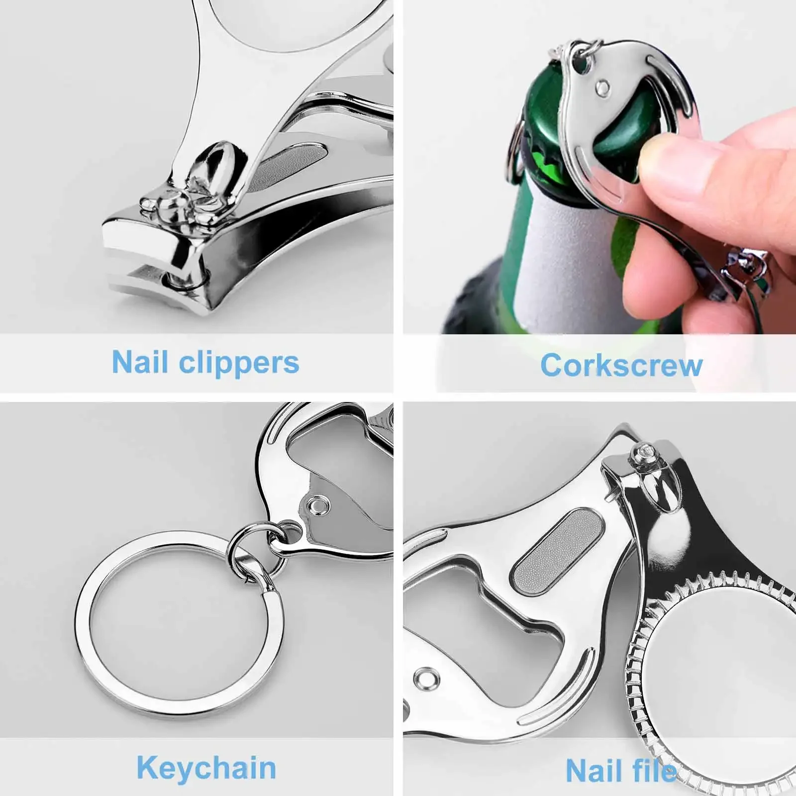 Israel Maccabi Haifa F.C MHFC Nail Clippers Detachable Design Nail Clippers Stainless Steel Manicure Tools