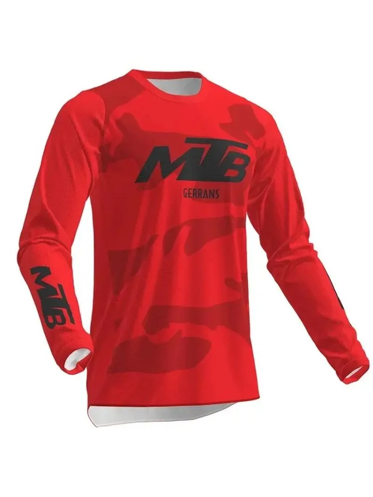 AliExpress NONE Men's Long Sleeved Mountain Bike, Motorcycle, Off-road Bike, Sports Shirt, Mountain Bike, Camping, Adult and Child, Same Style