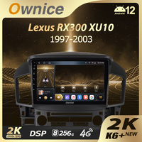 Ownice K6+ 2K for Lexus RX300 XU10 1997 - 2003 Car Radio Multimedia Video Player Navigation Stereo GPS Android 12 No 2din 2 Din