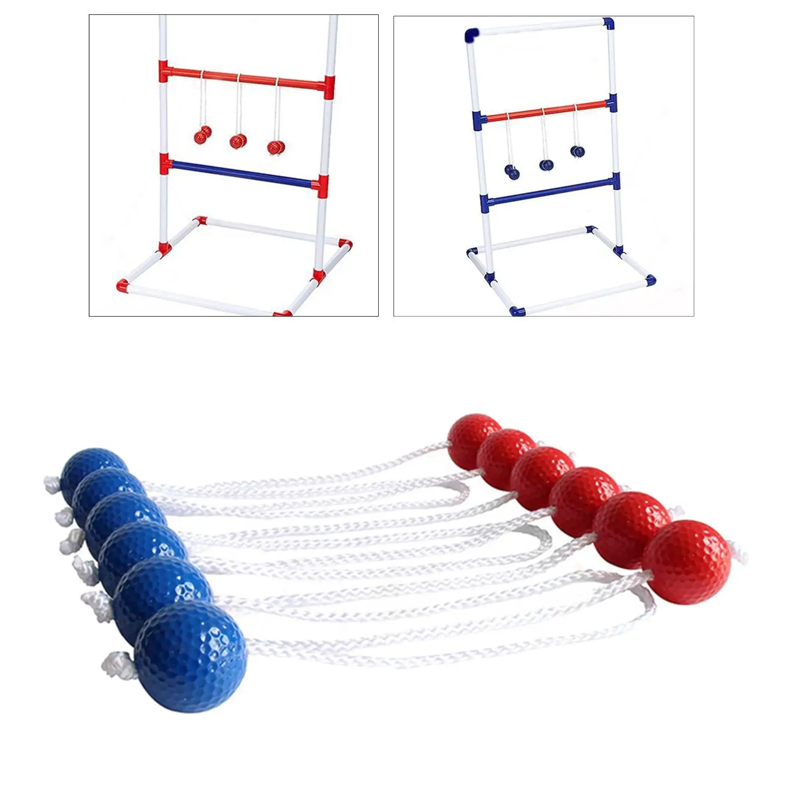 6 Pieces Ladder Ball for Kids Adults Family Outdoor Lawn Yard Beach Game Bola Strands