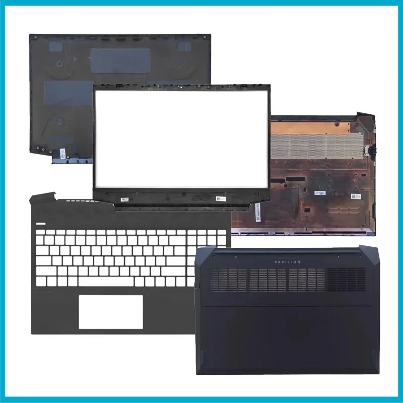LCD Back For HP Pavilion Gaming 15 15-EC TPN-Q229 Laptop  Cover Front Bezel Palmrest Top Cover Lower Bottom Case LCD Back