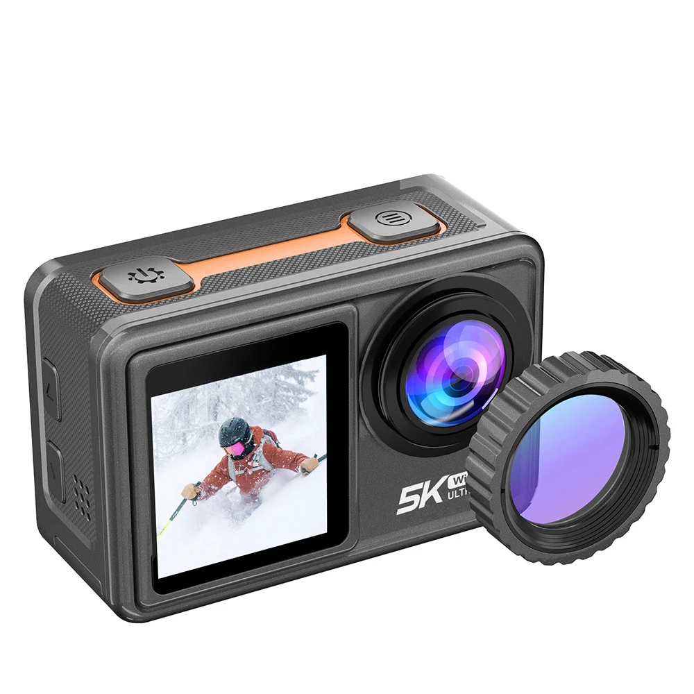 Original brand new5K@30fps Action Camera 4K Wifi Ultra Hd  H-Vlog 10 Action Camera 40 Meter Youtube Camera Set