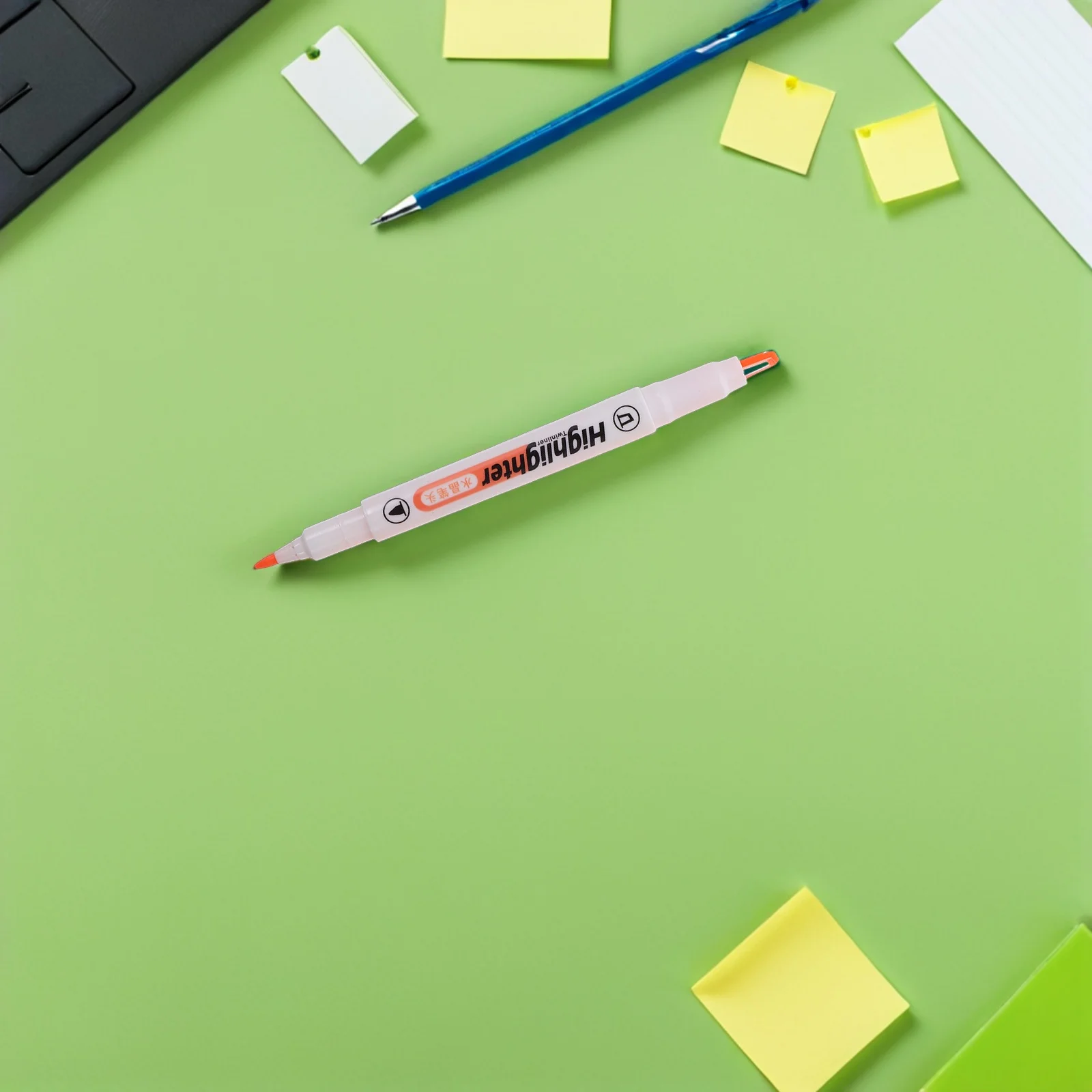 

6pcs Double Ended Highlighter Pens Clear View Broad Fine Tips For Students Dual Tip Marker Pens Mild Color Writing Highlighters