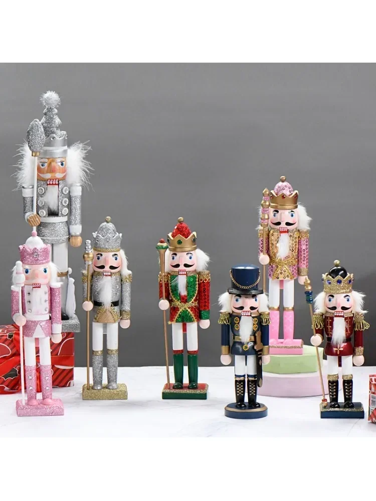 Nordic Cute Nutcracker Puppet Soldier Decoration Girl Children's Room Wine Cabinet Decoration Home Decoration Creative