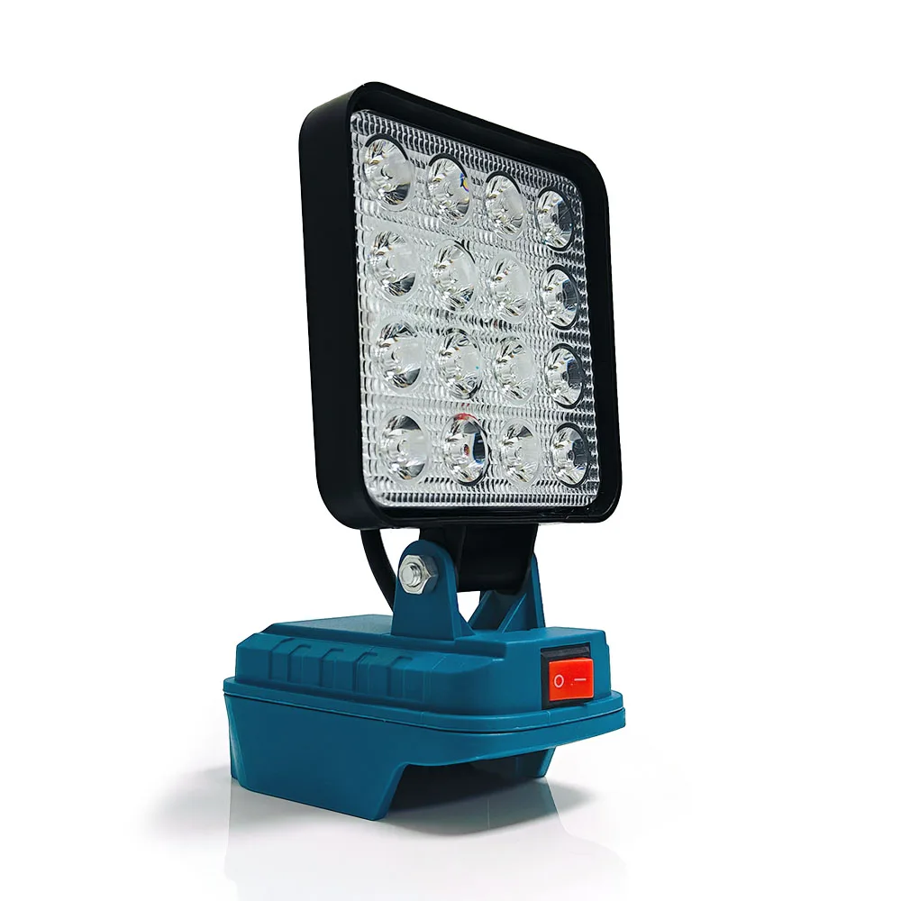 LED-Arbeitsleuchte 3/4/8 Zoll für Makita 14,4 V 18 V Li-Ionen-Akku-Lampe mit USB-Außentaschenlampe, Laterne, Camping-Notlicht – Detail 18