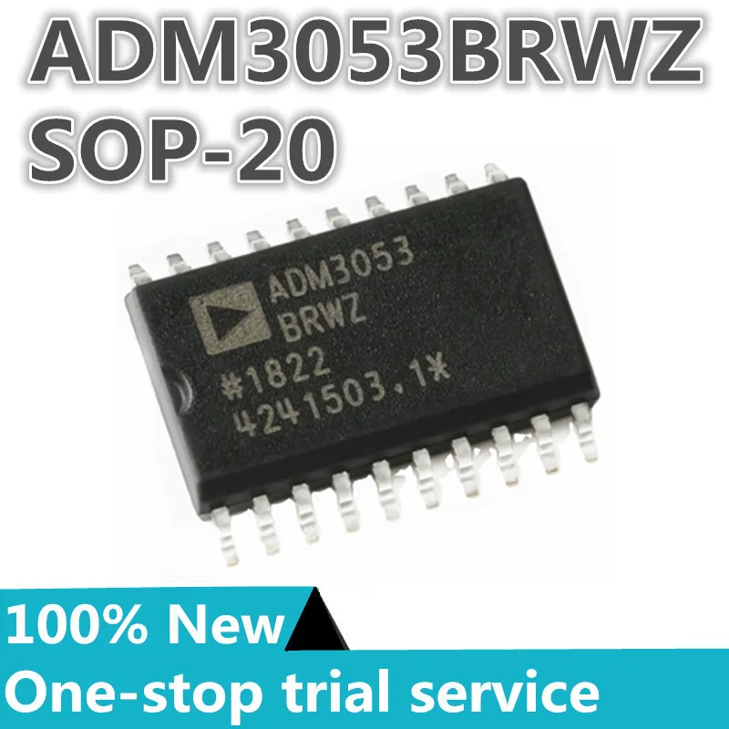 2-100pcs %New ADM3053BRWZ ADM3251EARWZ ADM3251EARWZ-REEL SOP-20 Isolated CAN transceiver Digital isolator IC