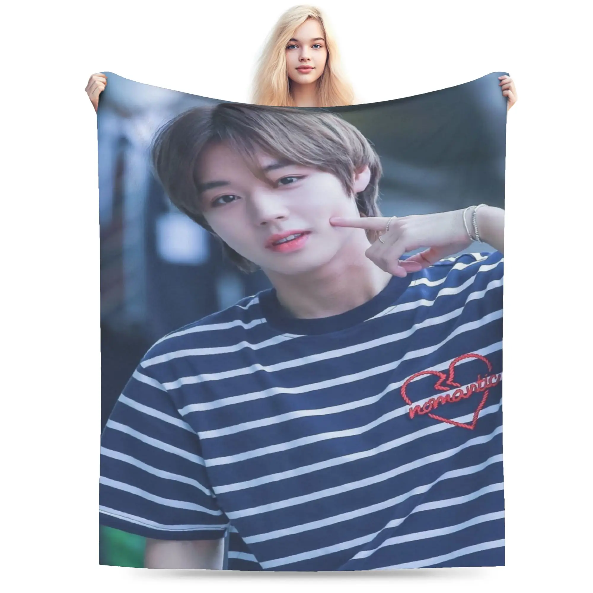 Park Ji Hoon fan gift Blankets Fleece  Comfortable Super Soft Throw Blanket for Bedding Plush Thin Quilt