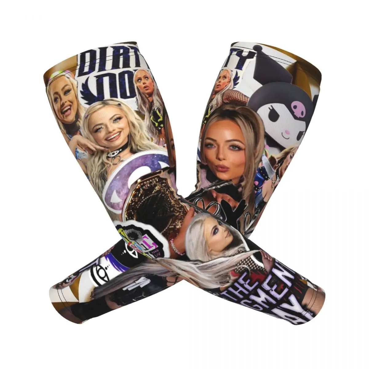 Liv Morgan Рукава Мужчины Женщины Солнце УФ-защита Татуировки Прикрытие Спорт Охлаждение Велоспорт